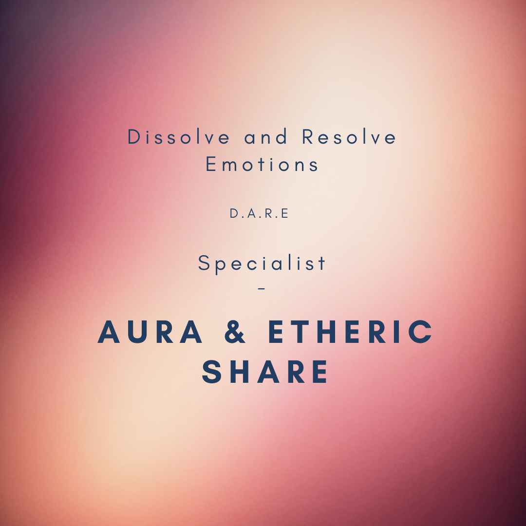 D.A.R.E - A&E Share, Past life - Aura and A&E methods share/review (IV applications), 2025 New date TBC, Online classes - Zoom