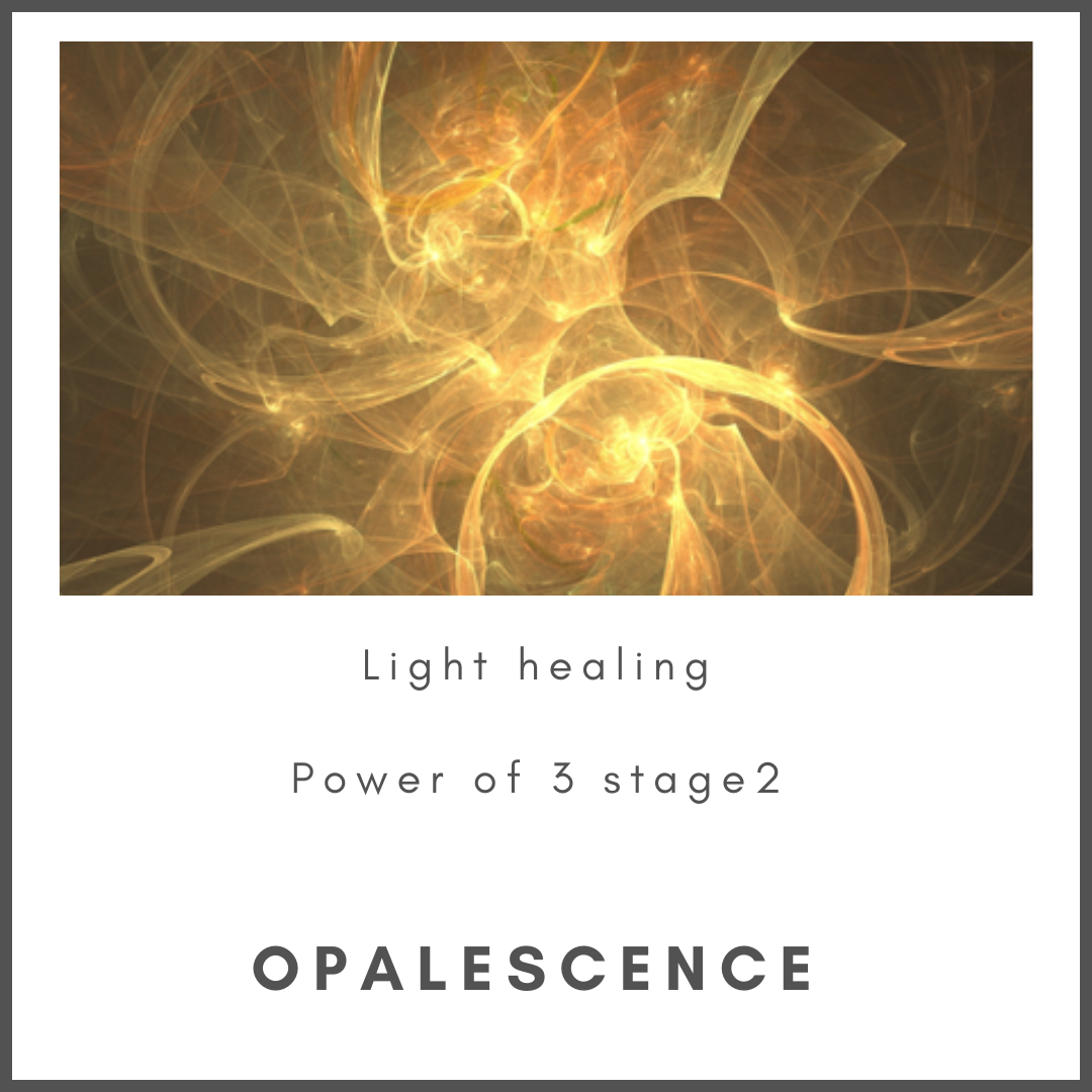 Opalescence LiGHt Healing, Power of 3 - Stage 2, 2025 dates, Online classes - Zoom
