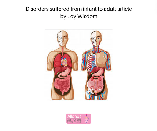 Disorders suffered from infant to adult