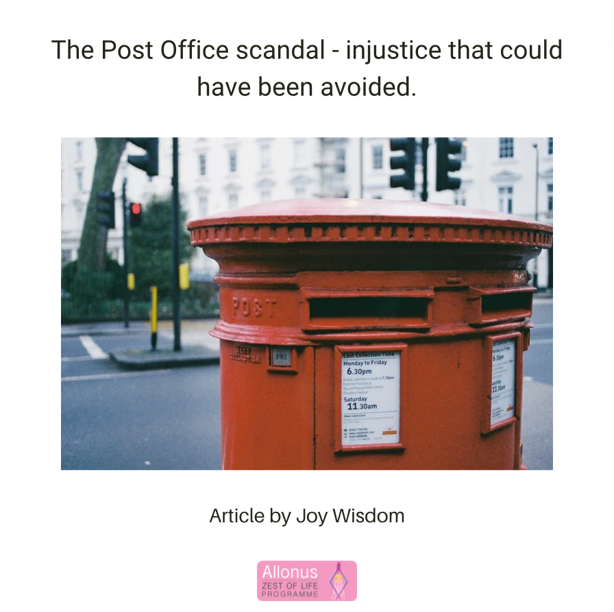The Post Office scandal