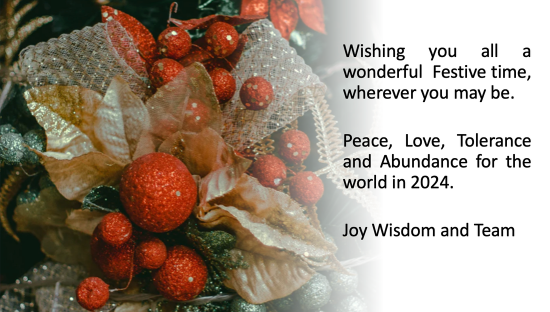 Merry Christmas & Happy new year from Joy Wisdom/Allonus & team