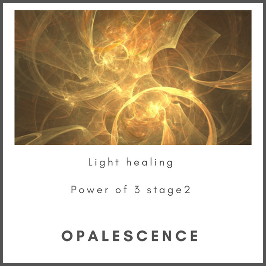 Opalescence LiGHt Healing, Power of 3 - Stage 2, 2024 November dates, Online classes - Zoom