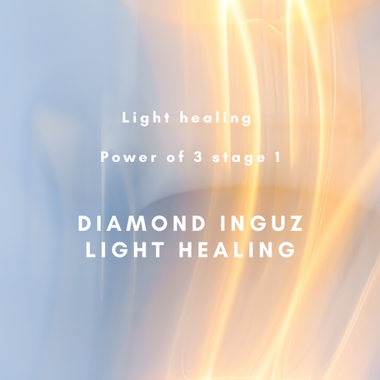 Diamond Inguz LiGHt Healing - Power of 3 Stage 1, 2025 Dates, Online classes - Zoom