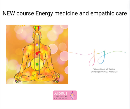 NEW course Energy medicine and empathic care, 8 - evening digital training, 2024 March/April/May Dates, Online classes - Zoom